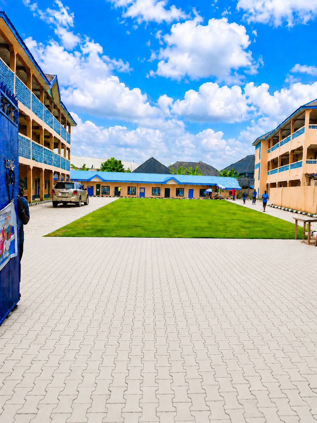 The Lord's School campus courtyard in Igwuruta, Port Harcourt