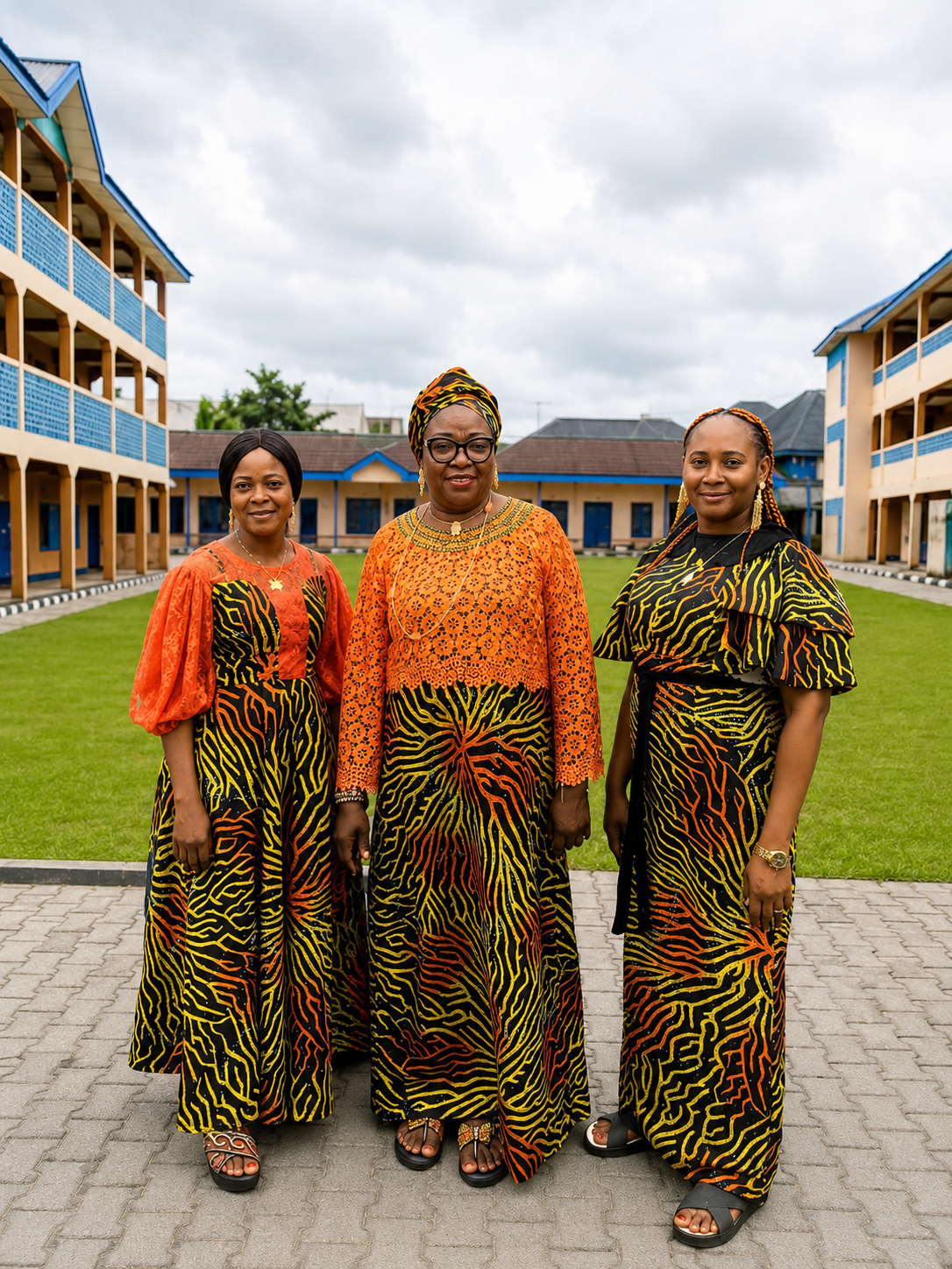 Members of The Lord's School management team on campus